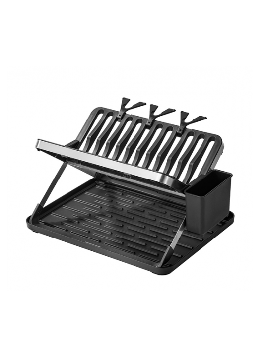 HORECANO HOME-Стелаж за съдове и чаши 48x35.4xh27.2cm ЧЕРЕН (HH-85237) (105180-002)
