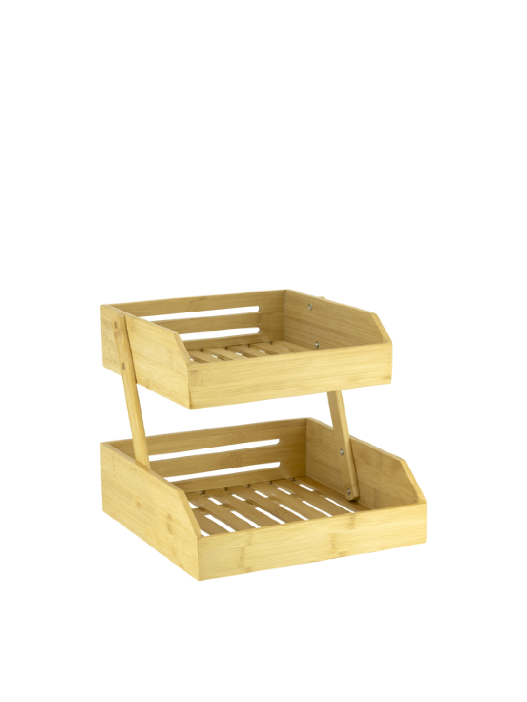 HORECANO-FAIA-Щендер на две нива бамбуков 27x27xh23cm (НС-931292) (243045-1)