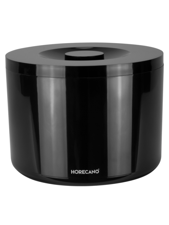 HORECANO-Съд за лед с капак КРЪГ Ø29xh22cm 10l ЧЕРЕН (100901013)