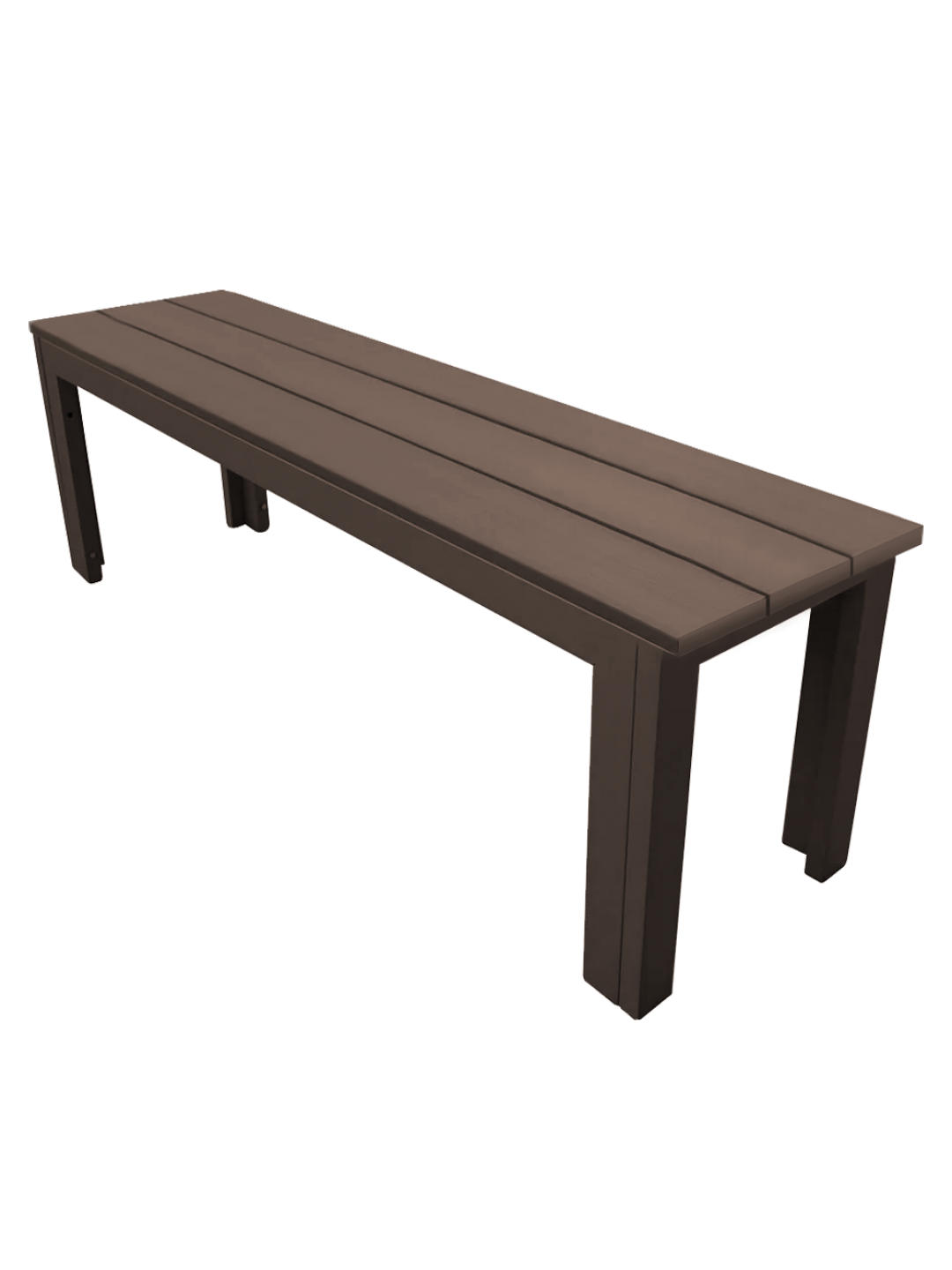 TB-Пейка 140x28.5xh42cm PLASTIC WOOD КАФЯВА (SBK-140)
