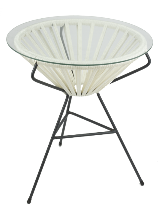 HORECANO-OUTDOOR-Маса PAIA Ø50h55cm КРЕМ (NT031-N1002)
