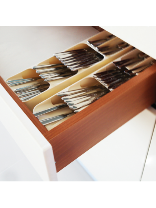 HORECANO HOME-Органайзер за прибори 9 разделения 39x16,6xh5cm АНТРАЦИТ (50804-A) HORECANO HOME-Органайзер за прибори 9 разделения 39x16,6xh5cm АНТРАЦИТ (50804-A)