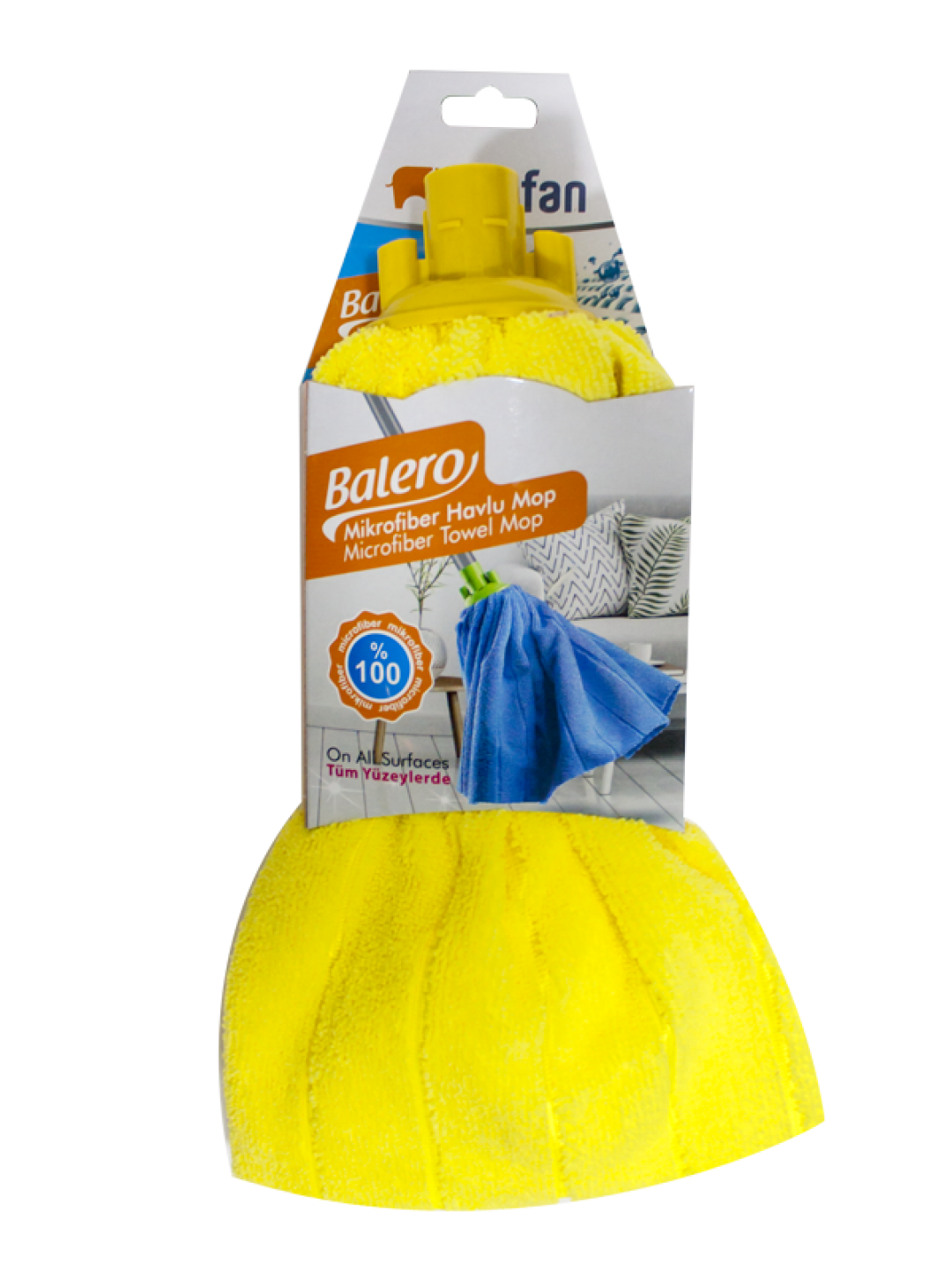 HUNTER-Моп с микрофибърна кърпа за почистване на под 130gr "Balero" (HUN44HP)