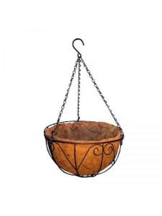 Кокосова саксия кошница кръг Ø25xh13cm (CGF10216-10) S