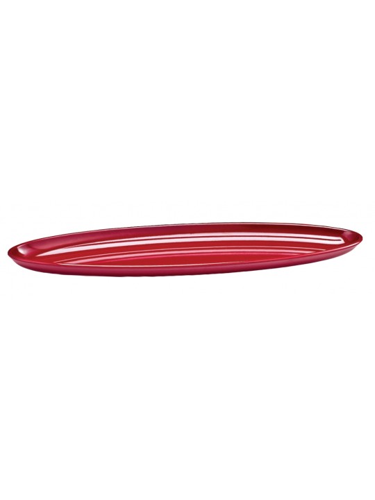 AN-Плато елипса 65x20x4см ЧЕРНО и Червено(K-1453)