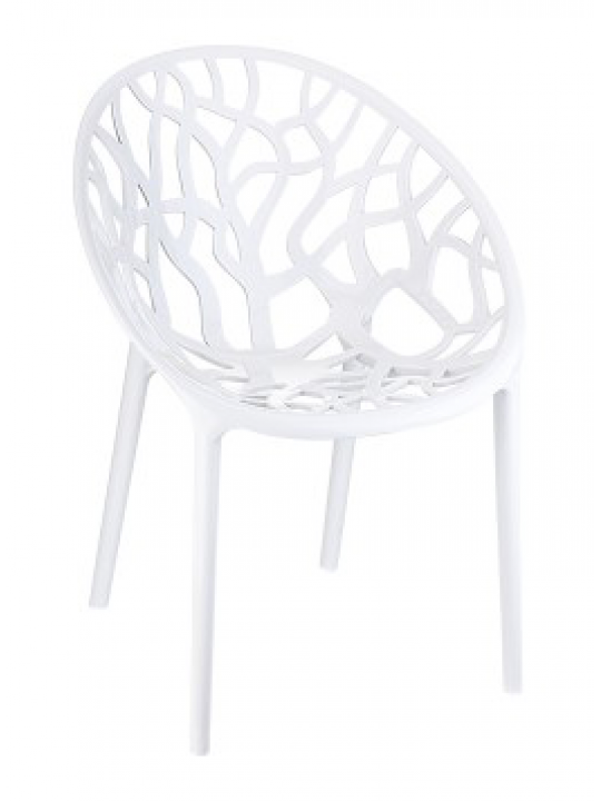 SI-Стол CRISTAL(052)GLOSSY WHITE and Black(0333)