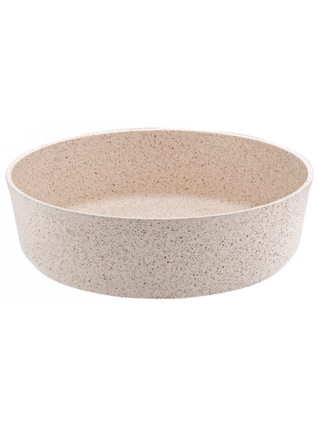 HR-GRANITE-КРЕМ-Тава кръг 30х9см 9582.013)ДЪЛБОКА