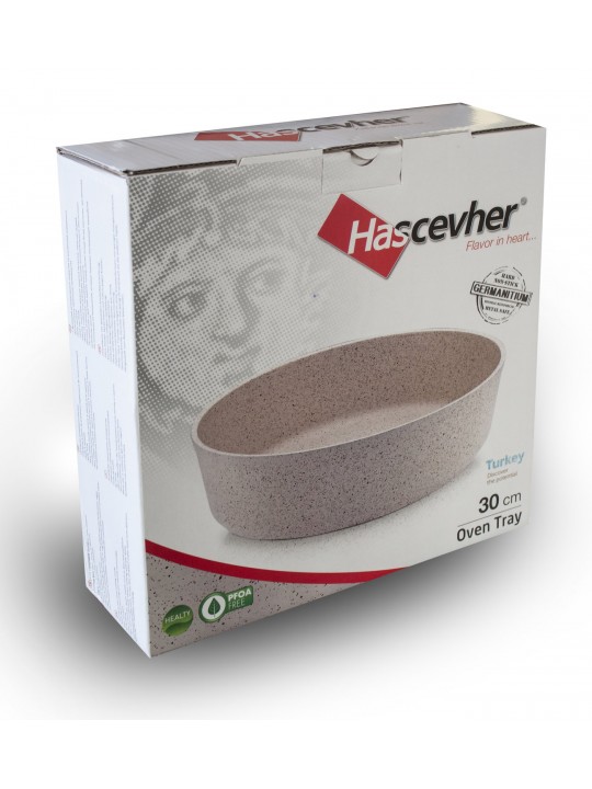 HR-GRANITE-КРЕМ-Тава кръг 30х9см 9582.013)ДЪЛБОКА HR-GRANITE-КРЕМ-Тава кръг 30х9см 9582.013)ДЪЛБОКА