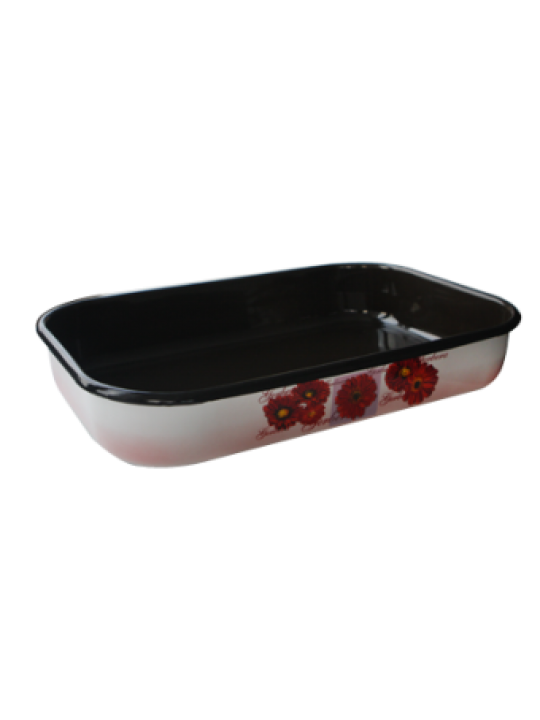 РЯ-Тава правоъгълна декор GERBERA 40 см 141-40-27-905/1856