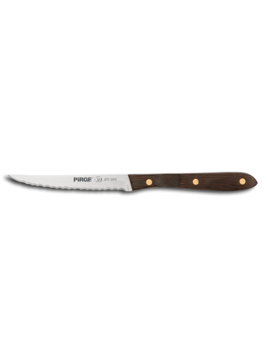 PIRGE-PRO 2001-Нож за стек с дървена дръжка 41091