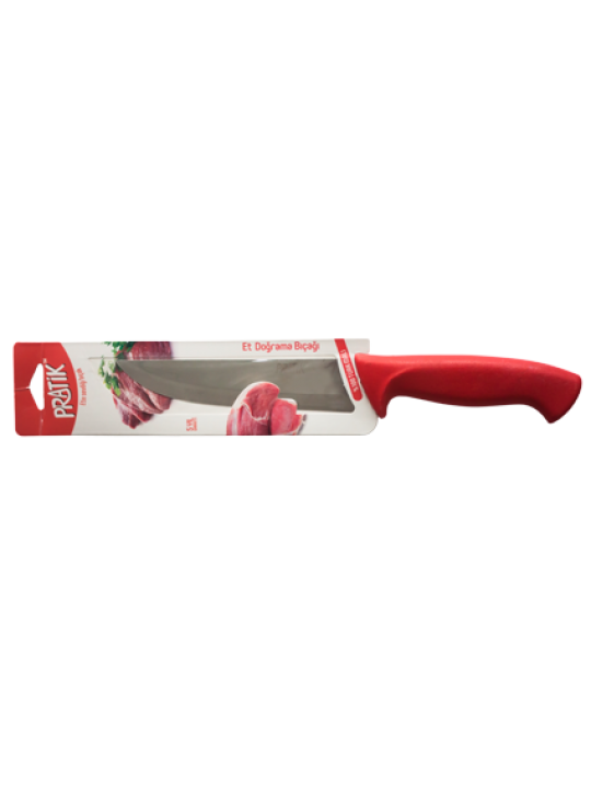 PIRGE-PRATIK-Нож за месо No2 15.5см(43035)ЧЕРВЕН 