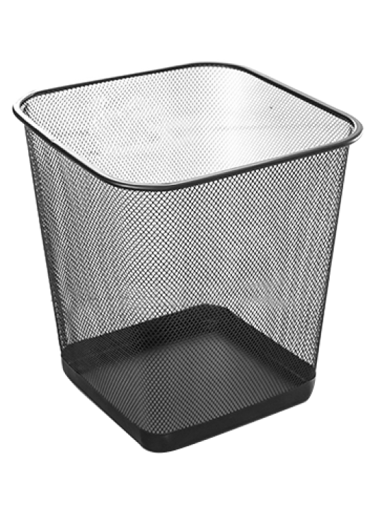 G-Кош канцеларски МРЕЖА 13L квадратен ЧЕРЕН 22x22xh28cm (92545-001-B)