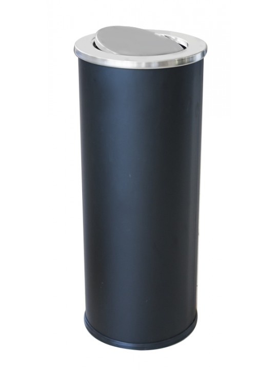 G-Кош за отпадъци с люлеещ капак ЧЕРЕН 25x61см(89009-001)