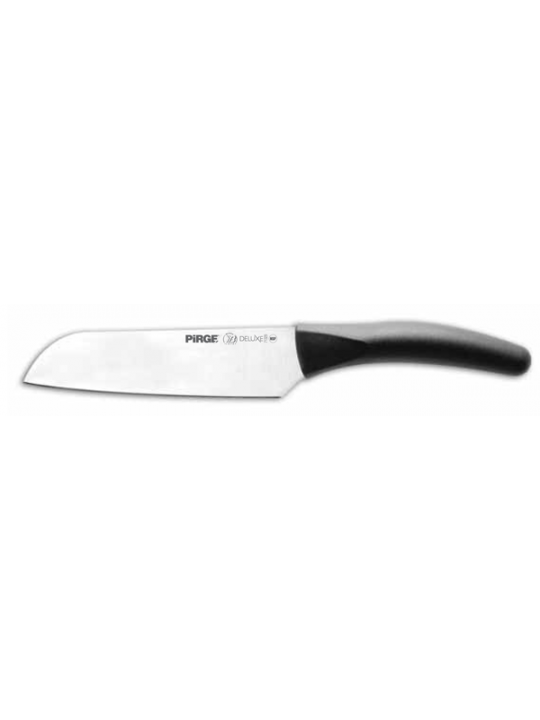 PIRGE-DELUX-Нож SANTOKU 18см.(71329)ЧЕРЕН
