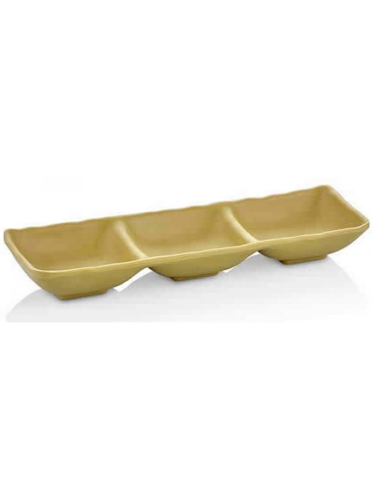 KN-TERRA-Рамекин троен 26,5 x 8,8 cm(25326)ЗЕЛЕНО