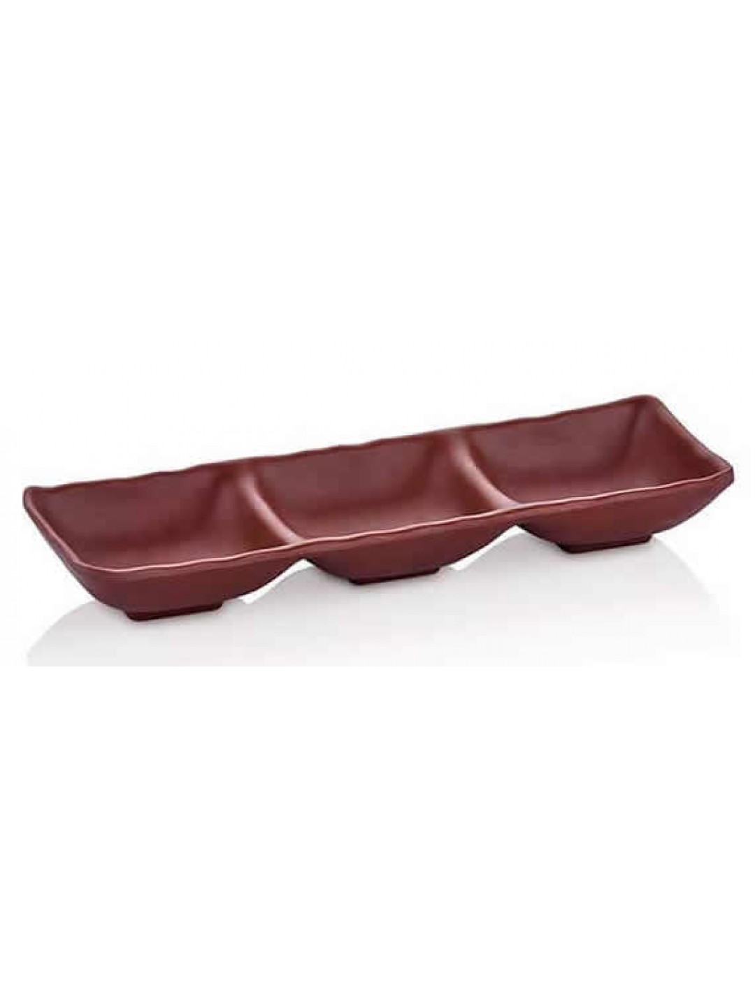 KN-TERRA-Рамекин троен 26,5 x 8,8cm (25326)КАФЯВО