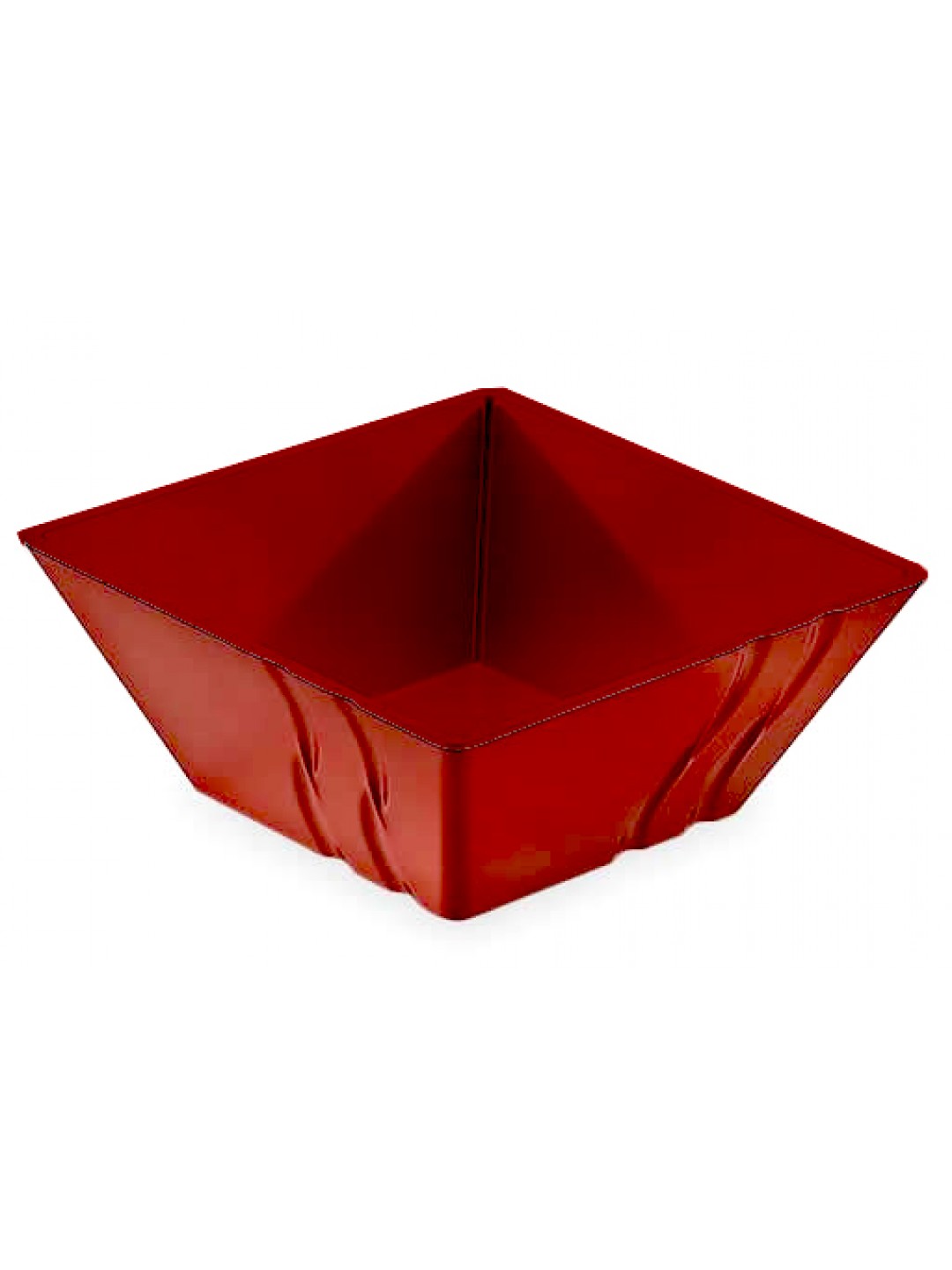 KN-Купа квадрат 24x24х11см -3.28lt -LUXOR(23024)ЧЕРВЕНА