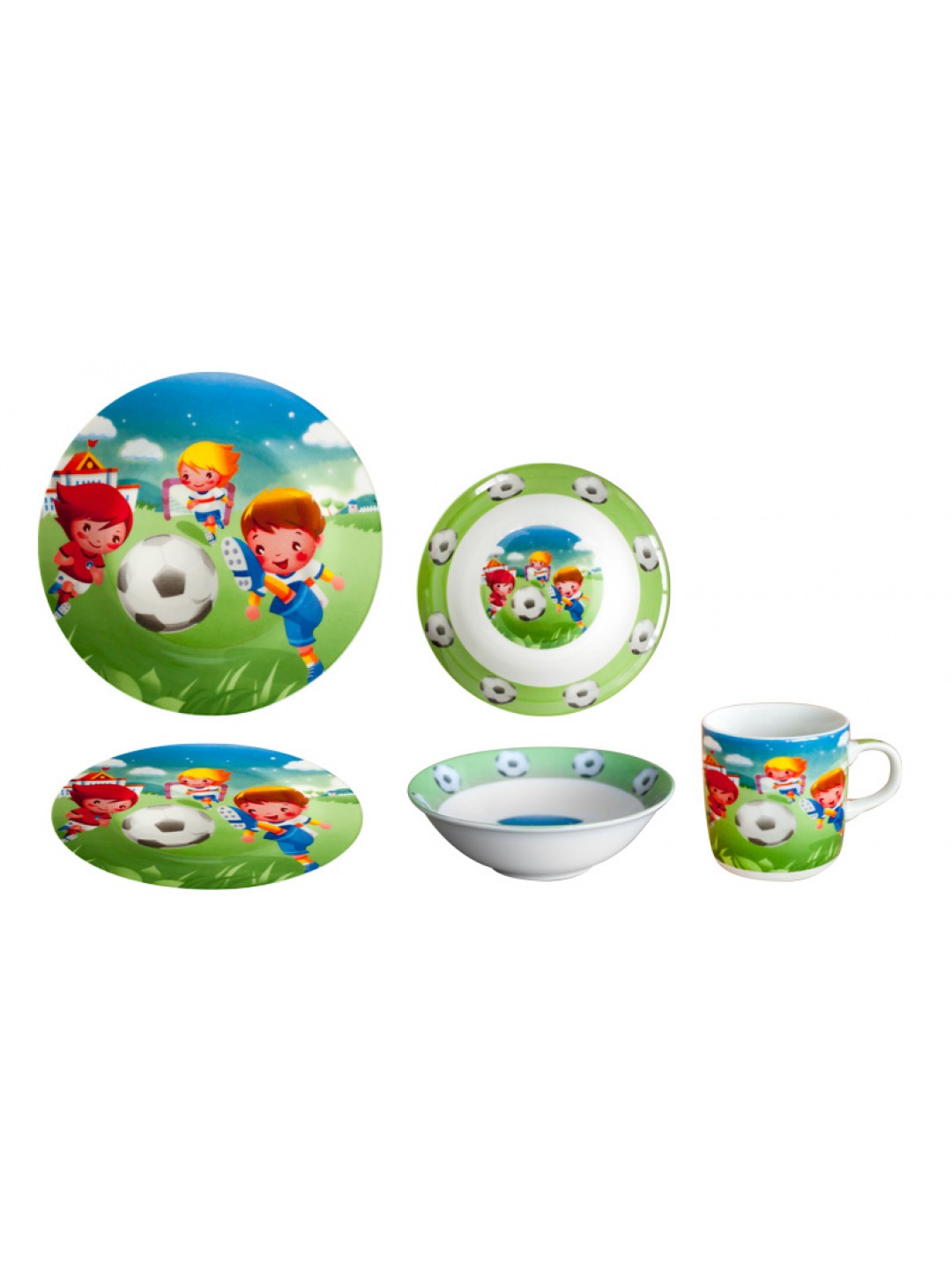 ДЕТСКИ СЕРВИЗ 3 ЧАСТИ ФУТБОЛИСТ (C020)