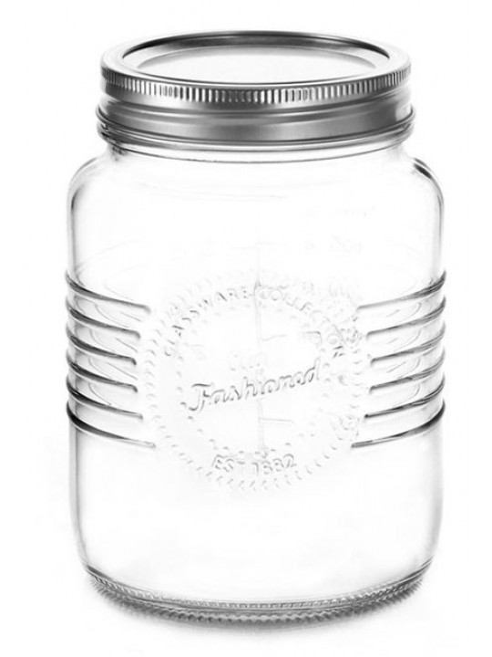 OLD FASHIONED Буркан с винтова метална капчка висок 0,50L(212801)