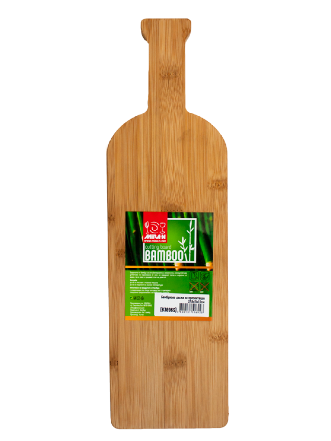 Бамбукова дъска за презентация 37,8х11х1,5см(B3096S)