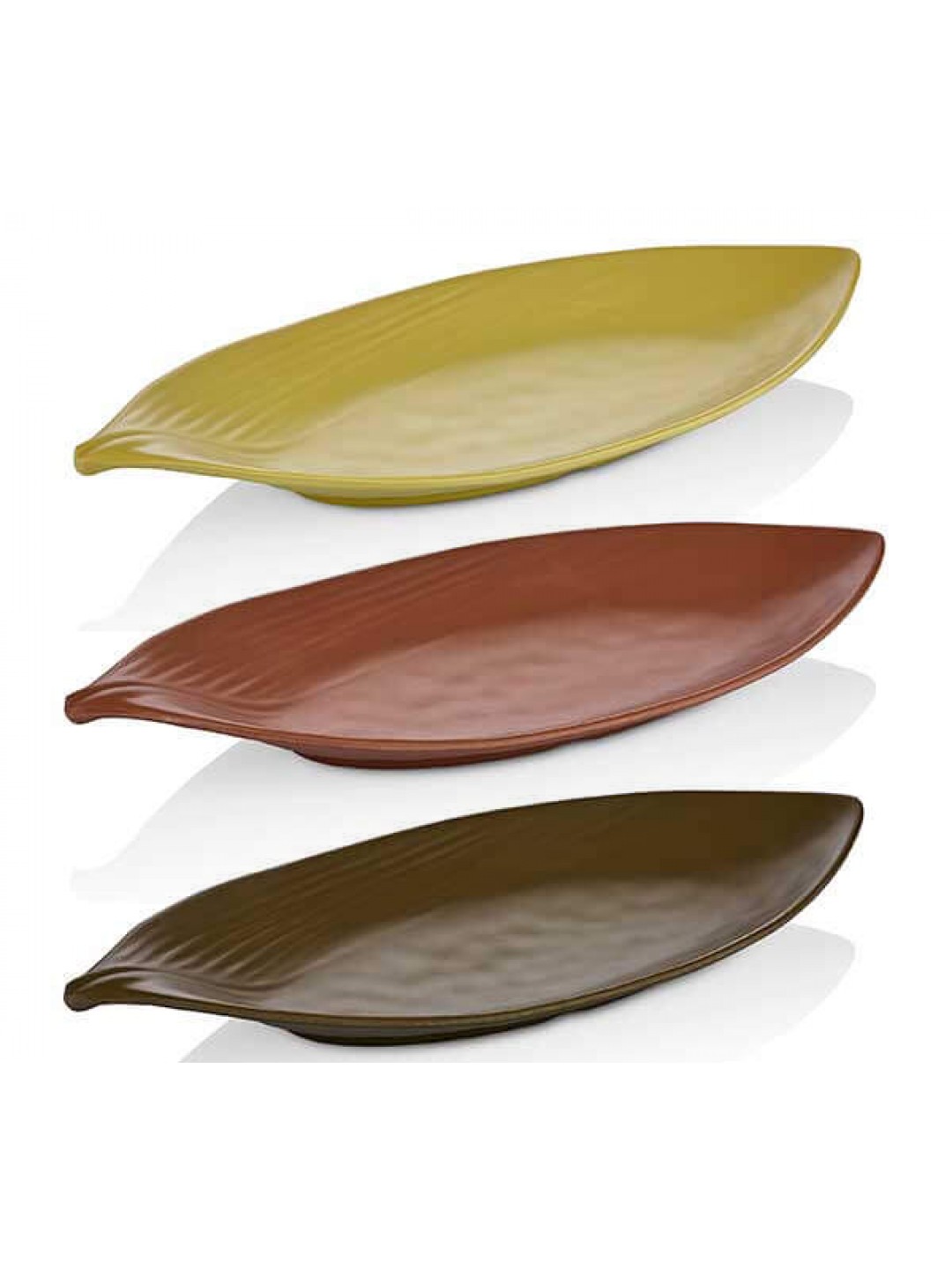 KN-TERRA-Плато LEAF 36,5 x 15,5 cm(31036)