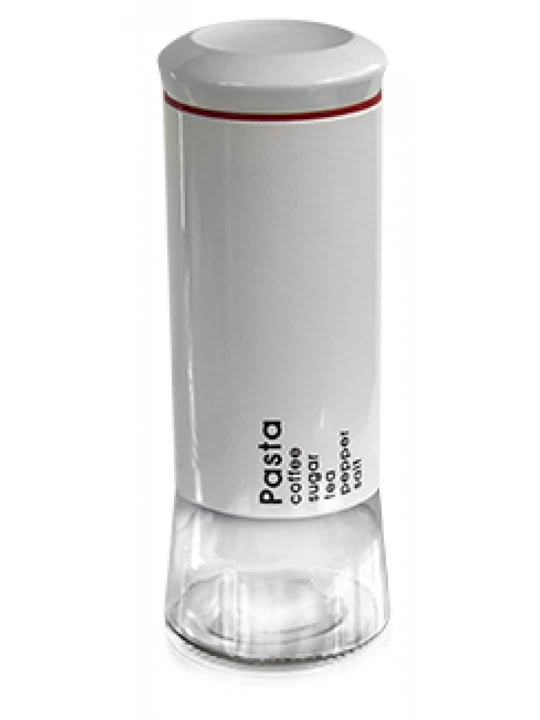 TOP-Буркан 1900ml БЯЛ(81111-30)(11.5x11.5x29.7sm)