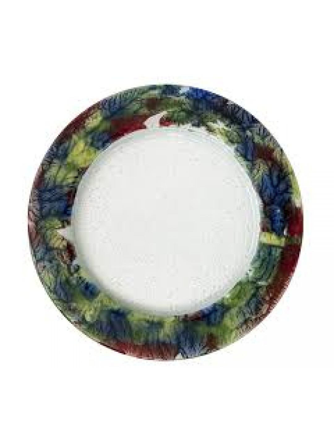 D-Плато кръг ф32см(1010-94-002)CORAL RIM YELLOW
