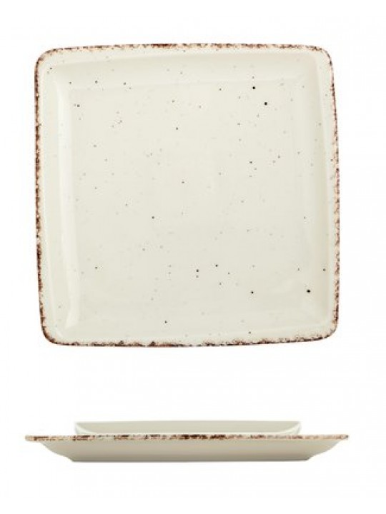 ГП - SIDE - Квадратна чиния 22x22cm. (NBNORD22X22DU58KH)