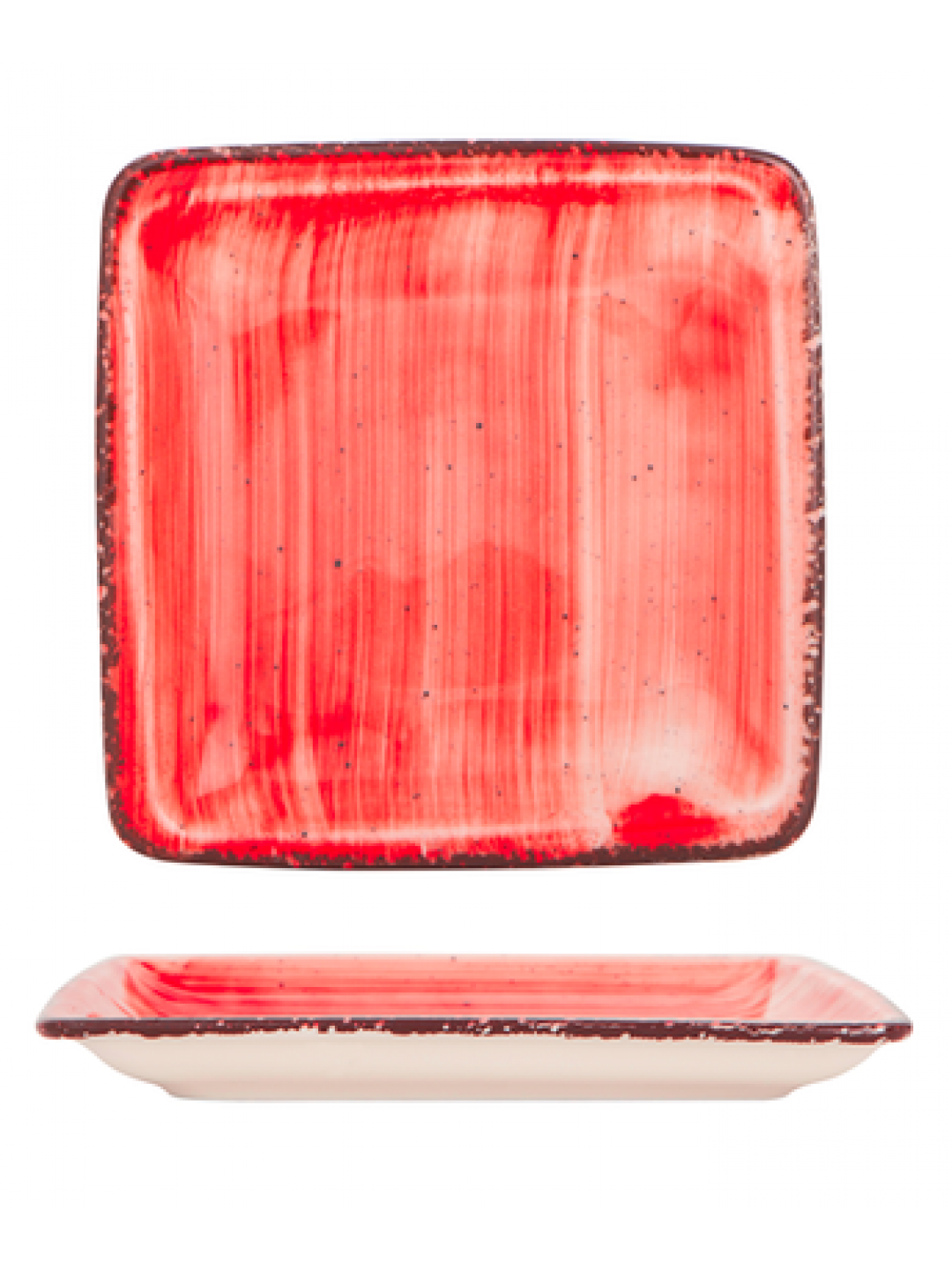 ГП-RED-Квадратна чиния 22x22cm. (NBNORD22X22DU50KMZ)