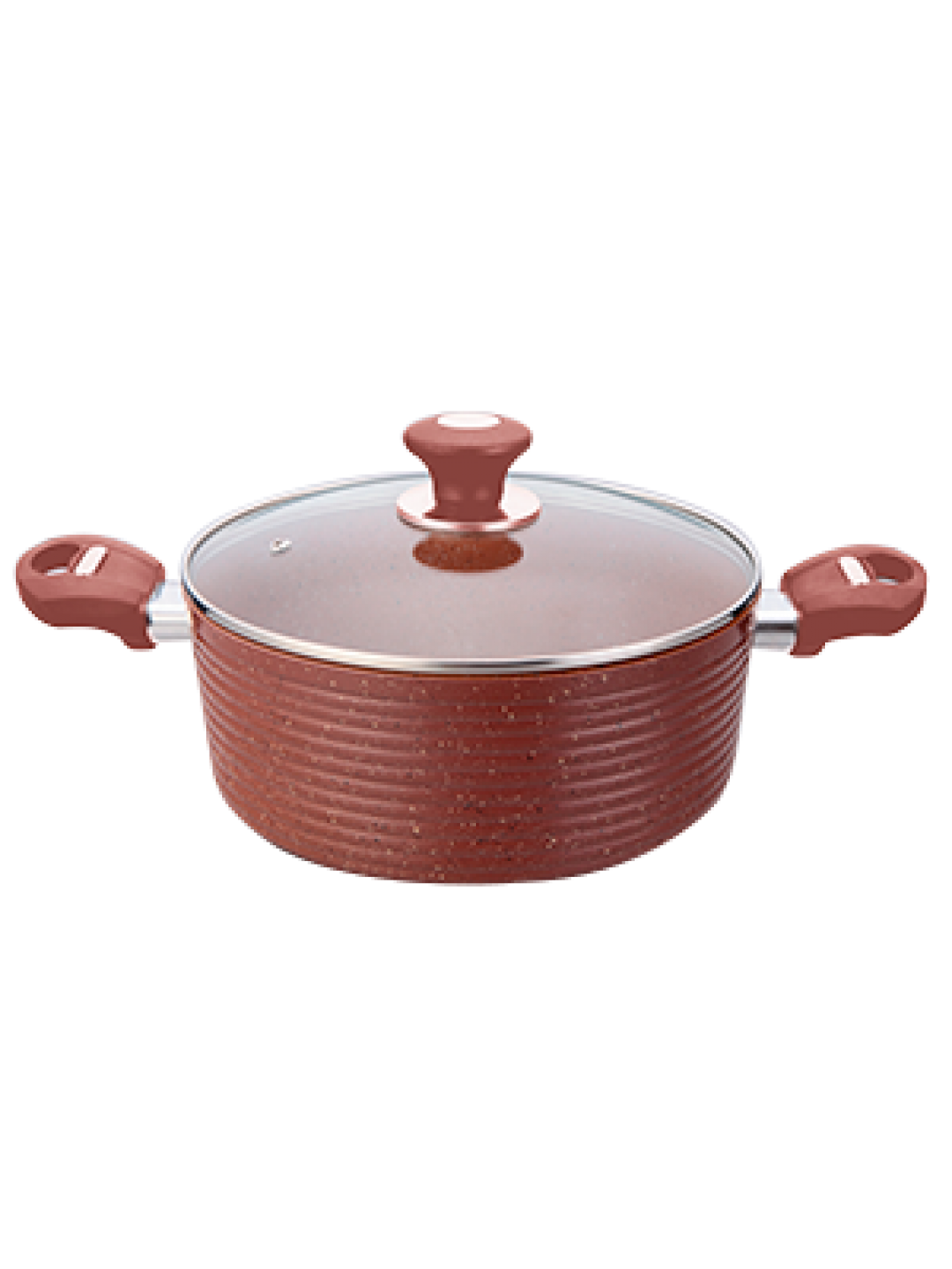 ЕКО-Тенджера  28 см с керамично мраморно покритие Керамида HX-С7PC28LB