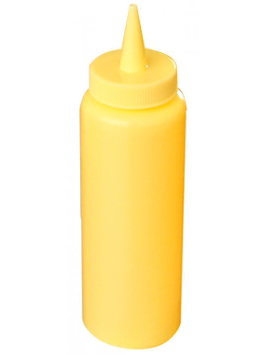 JW-LBSD12/BSD12-Бутилка за горчица 12oz ЖЪЛТА-400ml