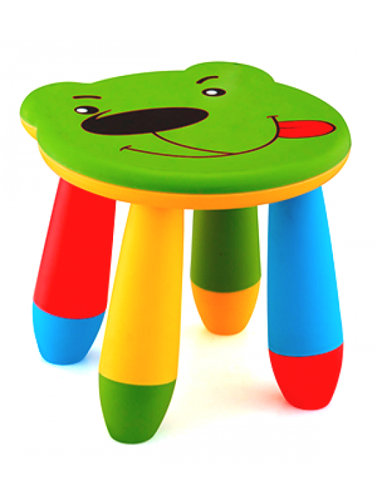 HORECANO KIDS-ДЕТСКО ПЛАСТМАСОВО СТОЛЧЕ МЕЧЕ 30x28xh26cm 4 цвята (LXS-310)