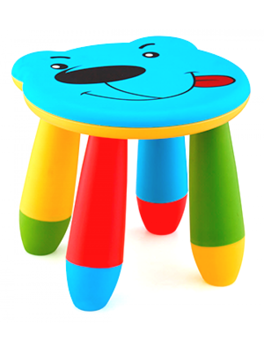HORECANO KIDS-ДЕТСКО ПЛАСТМАСОВО СТОЛЧЕ МЕЧЕ 30x28xh26cm 4 цвята (LXS-310)