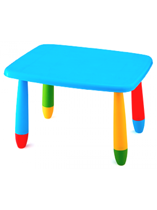 HORECANO KIDS-ДЕТСКА ПЛАСТМАСОВА МАСА ПРАВОЪГЪЛНА 72.5x57xh47cm (LXZ-102) 4 цвята