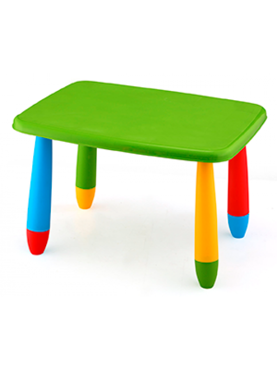 HORECANO KIDS-ДЕТСКА ПЛАСТМАСОВА МАСА ПРАВОЪГЪЛНА 72.5x57xh47cm (LXZ-102) 4 цвята