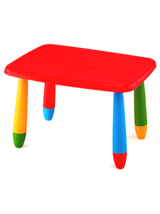 HORECANO KIDS-ДЕТСКА ПЛАСТМАСОВА МАСА ПРАВОЪГЪЛНА 72.5x57xh47cm (LXZ-102) 4 цвята