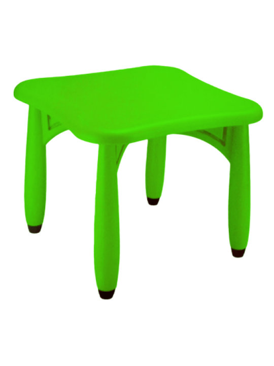 HORECANO KIDS-ДЕТСКА МАСА КВАДРАТ ЗЕЛЕНА 62x62xh52cm (LXZ-105) 2 ЦВЯТА