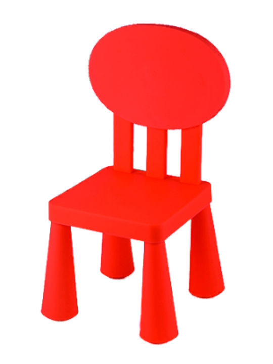HORECANO KIDS-ДЕТСКО СТОЛЧЕ С ОВАЛНА ОБЛЕГАЛКА 30x30xh67cm (LXY-201) 4 цвята